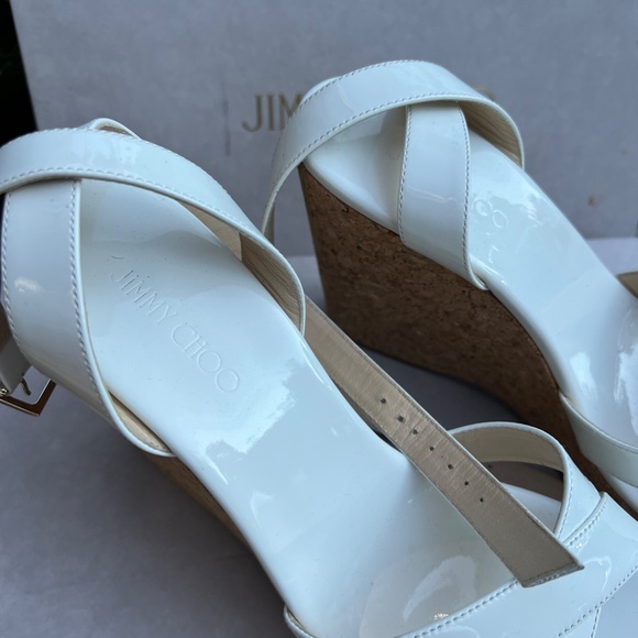 JIMMY CHOO platform ankle strap sandals - Picture 4 of 9